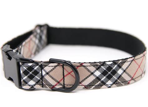 burberry pattern dog harness|burberry plaid dog collar.